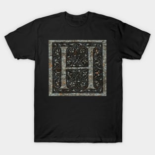 H carved in stone T-Shirt